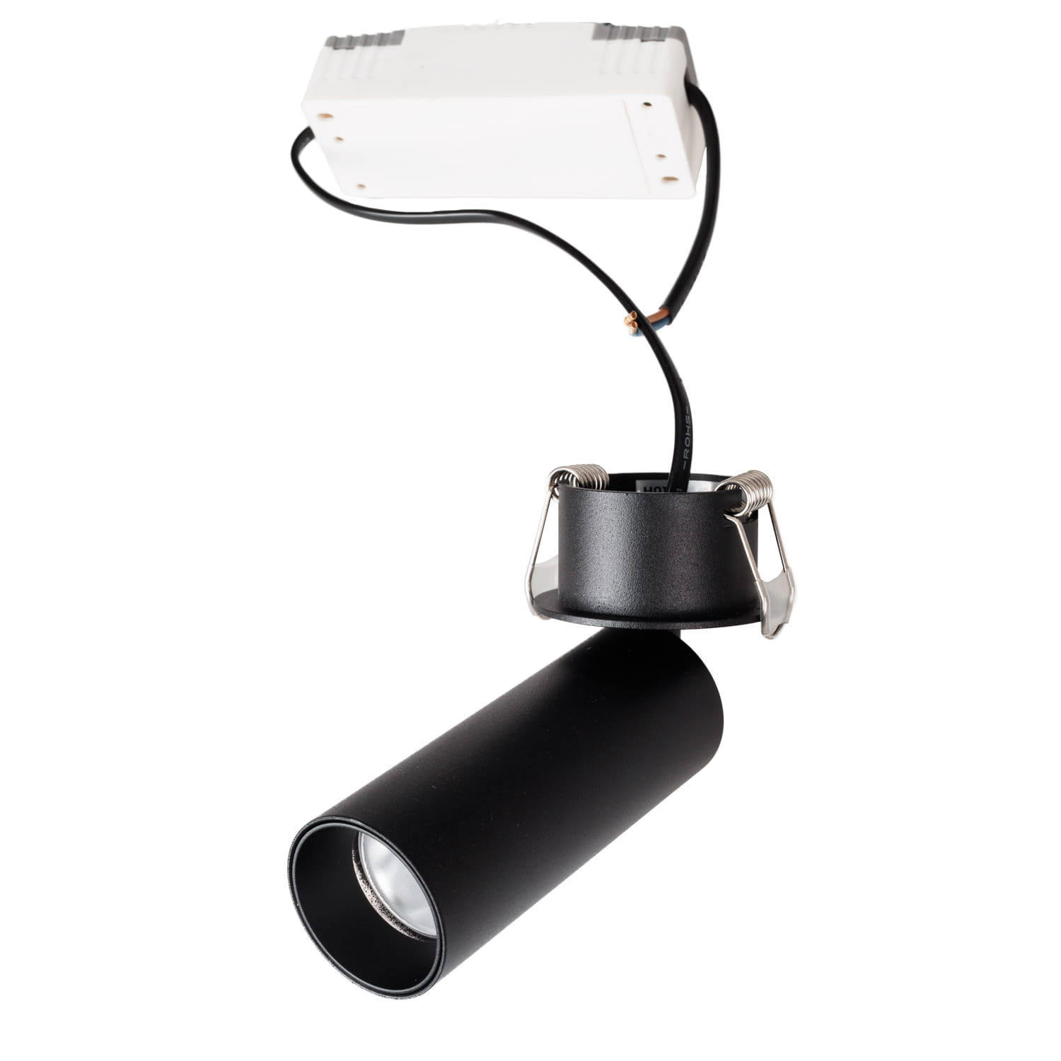 Maxlight Oprawa wpuszczana Halo C - Aluminium - Czarny H0125