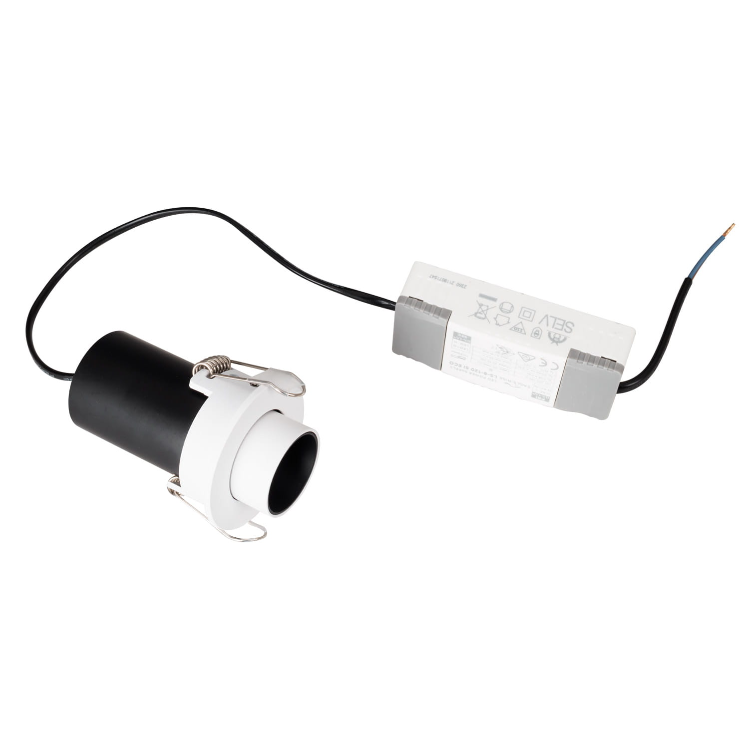 Maxlight Oprawa wpuszczana Halo E - Aluminium - Biały H0128