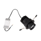 Maxlight Oprawa wpuszczana Halo F - Aluminium - Czarny H0131