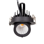 Maxlight Oprawa wpuszczana Rubio - Aluminium - Czarny H0133