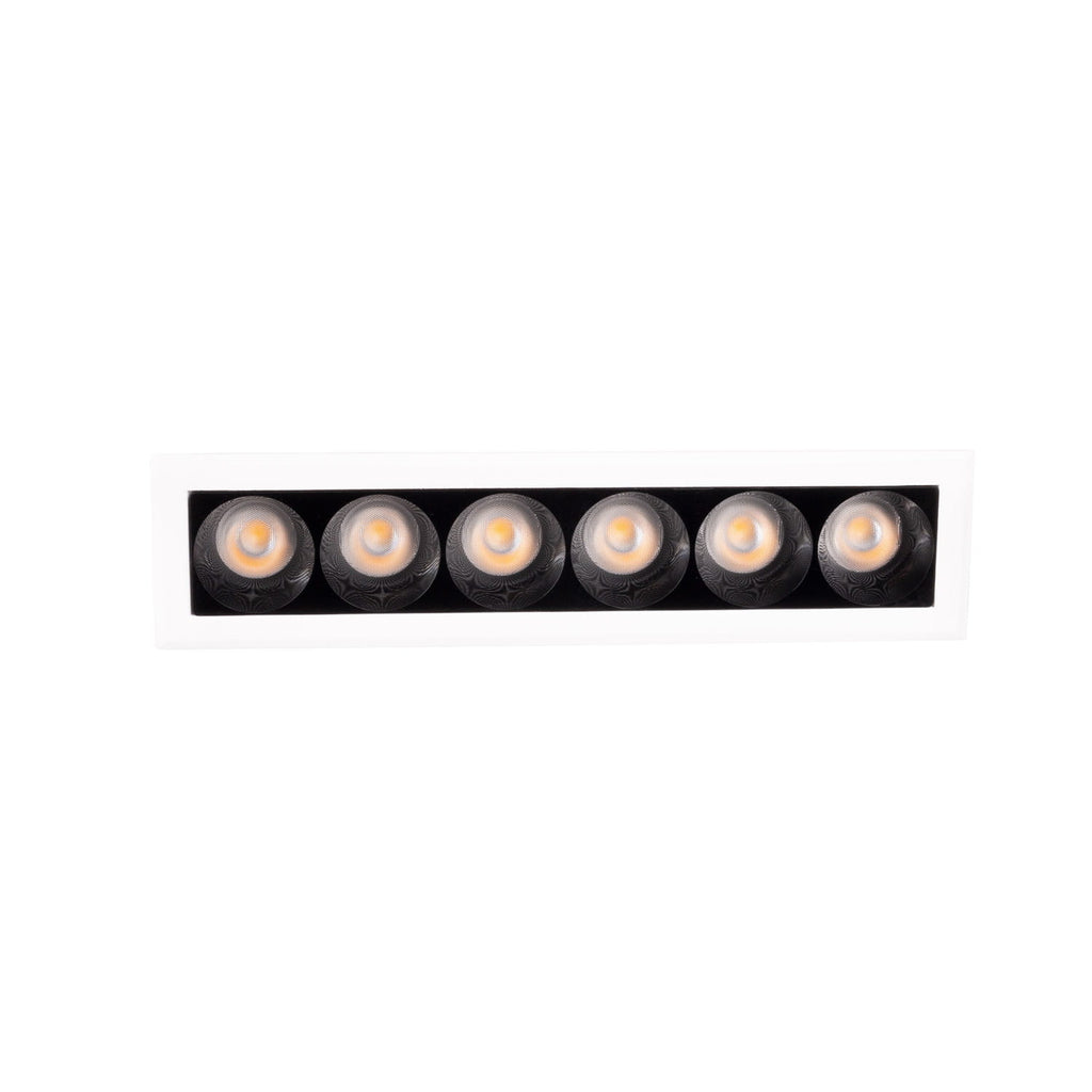 Maxlight Oprawa wpuszczana X-line, do skompletowania z zasilaczem HT0136 - Aluminium - Biały + czarny H0136
