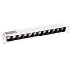 Maxlight Oprawa wpuszczana X-line, do skompletowania z zasilaczem HT0138 - Aluminium - Biały + czarny H0138