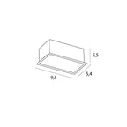 Maxlight Oprawa wpuszczana Modular, do skompletowania z modułem HM180 i zasilaczem HT180 - Metal - Biały H180.01