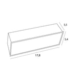 Maxlight Oprawa wpuszczana Modular, do skompletowania z modułem HM180 i zasilaczem HT180 - Metal - Biały H180.03