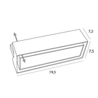 Maxlight Oprawa wpuszczana Modular, do skompletowania z modułem HM180 i zasilaczem HT180 - Metal - Biały H180.04