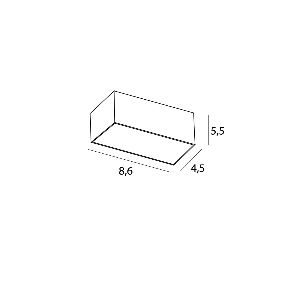Maxlight Oprawa wpuszczana Modular, do skompletowania z modułem HM180 i zasilaczem HT180 - Metal - Biały H180.05