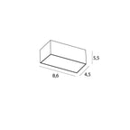 Maxlight Oprawa wpuszczana Modular, do skompletowania z modułem HM180 i zasilaczem HT180 - Metal - Biały H180.05