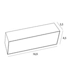 Maxlight Oprawa wpuszczana Modular, do skompletowania z modułem HM180 i zasilaczem HT180 - Metal - Biały H180.07