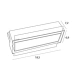 Maxlight Oprawa wpuszczana Modular, do skompletowania z modułem HM180 i zasilaczem HT180 - Metal - Biały H180.08