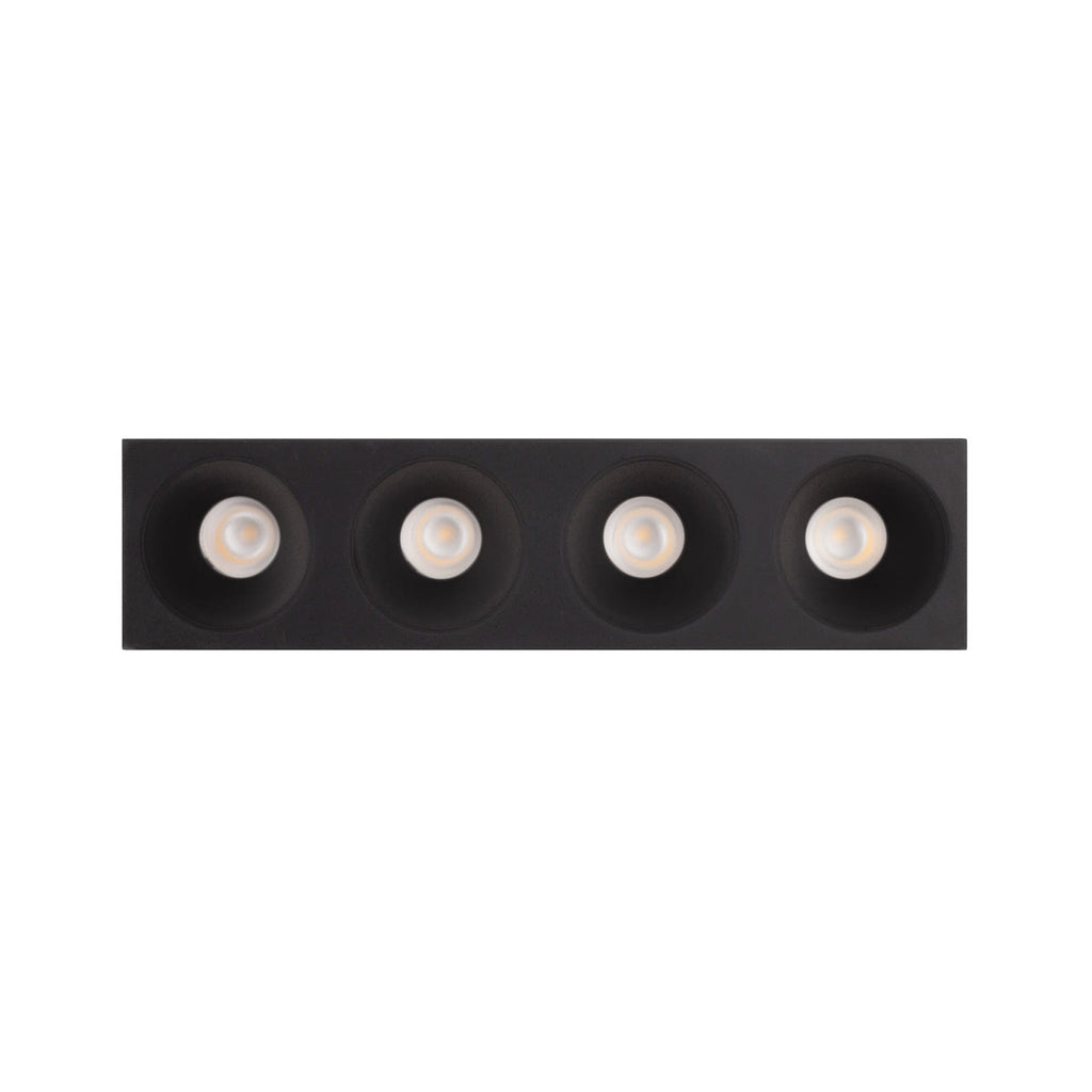 Maxlight Oprawa wpuszczana HM180 4L Modular moduł led 12W - Aluminium + plastik - Czarny HM180 4L
