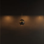 Maxlight Lampa wisząca Cometshine - Aluminium + akryl - Czarny + złoty P0472