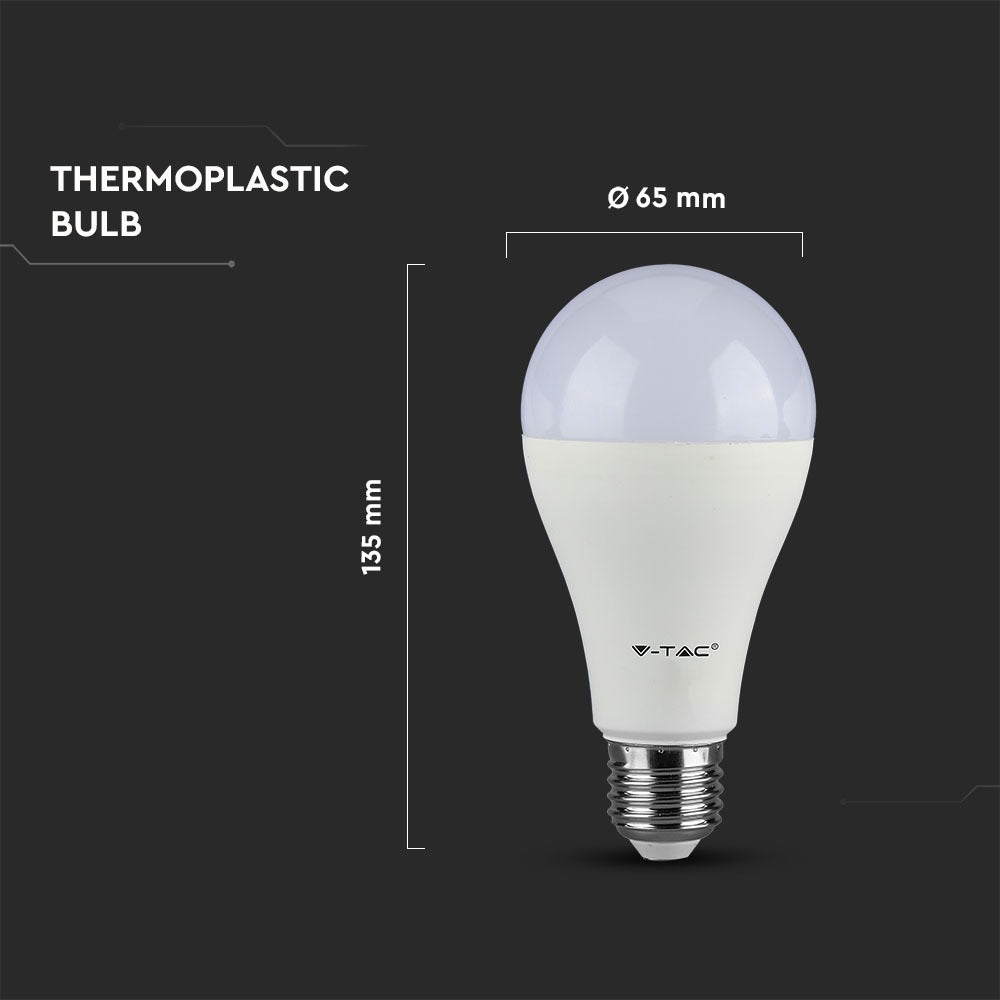 12W A65 Żarówka LED / Chip SAMSUNG / Barwa:4000K / Klasa: A++ / Trzonek:E27