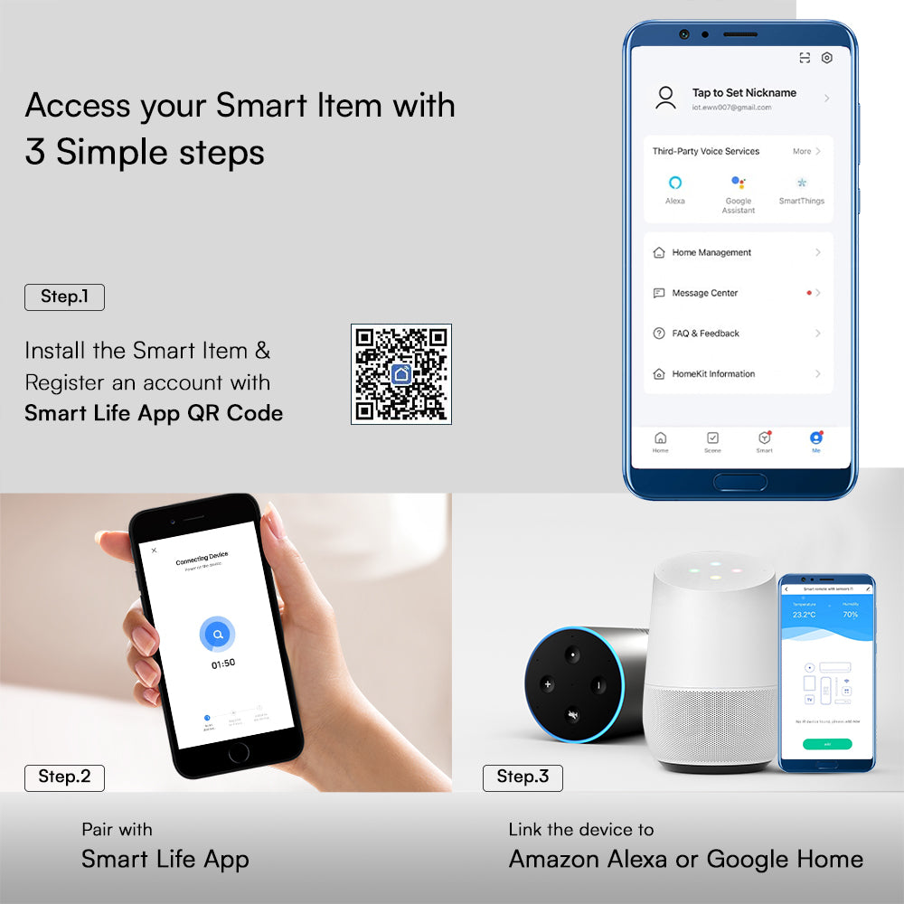 15W A65 Żarówka LED Kompatybilna z Amazon Alexa i Google Home / Barwa: RGB+WW+CW / Trzonek:E27