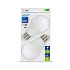9W A60 Żarówka LED / Barwa:2700K / Ściemniana - 3 stopnie / Blister 2 szt. / Trzonek:E27