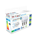 5.5W P45 Żarówka LED / Barwa:4000K/ Opakowanie: 3szt. / Trzonek: E14